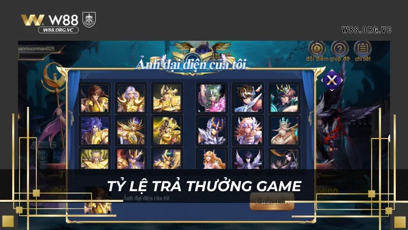 Tỷ lệ đổi thưởng của game săn cá tại W88 cao nhất hiện nay